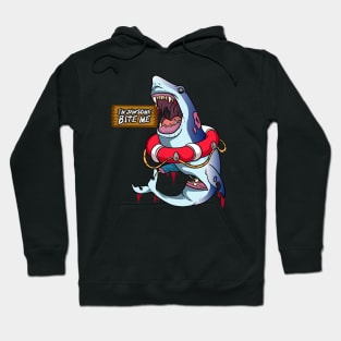 Bite Me Zombie Shark Hoodie